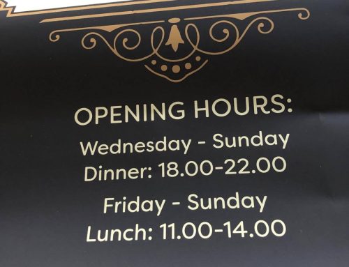 Updated opening hours